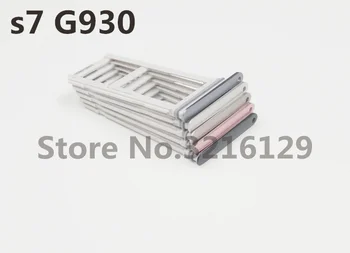 

10pcs high quality sim Tray Holder For Samsung Galaxy S7 G930 G930F Sim Card Reader Tray Socket Slot Holder Replacement