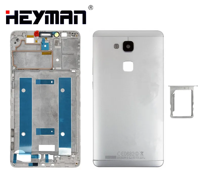 Корпус для huawei Ascend mate 7 MT7-L09 JAZZ-L09 экран средняя передняя рамка Корпус рамка держатель рамка задняя крышка чехол для двери