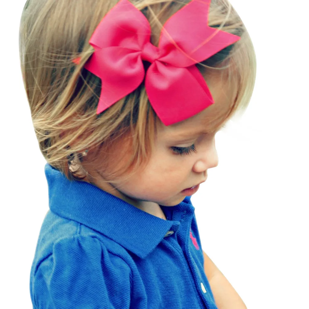 Цельнокроеное платье Майя Степа, платья с рисунками ласточкиного хвостика лук Заколки для волос для девочек заколки, аксессуары для новорожденных и малышей, Головные Уборы Заколка для волос