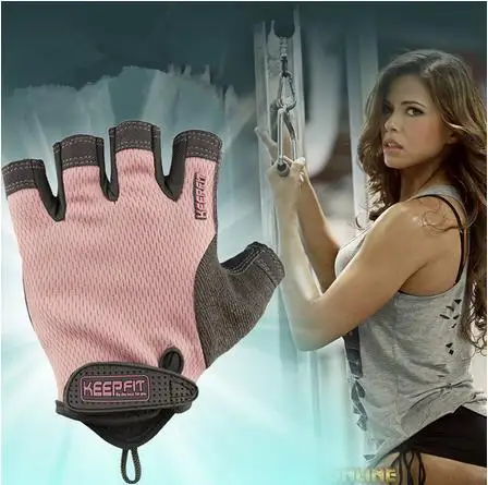 Hot Women Gym Body Building Training Fitness Gloves Sports Weight Lifting Exercise Slip-Resistant Gloves Gym Anti-skid Gloves