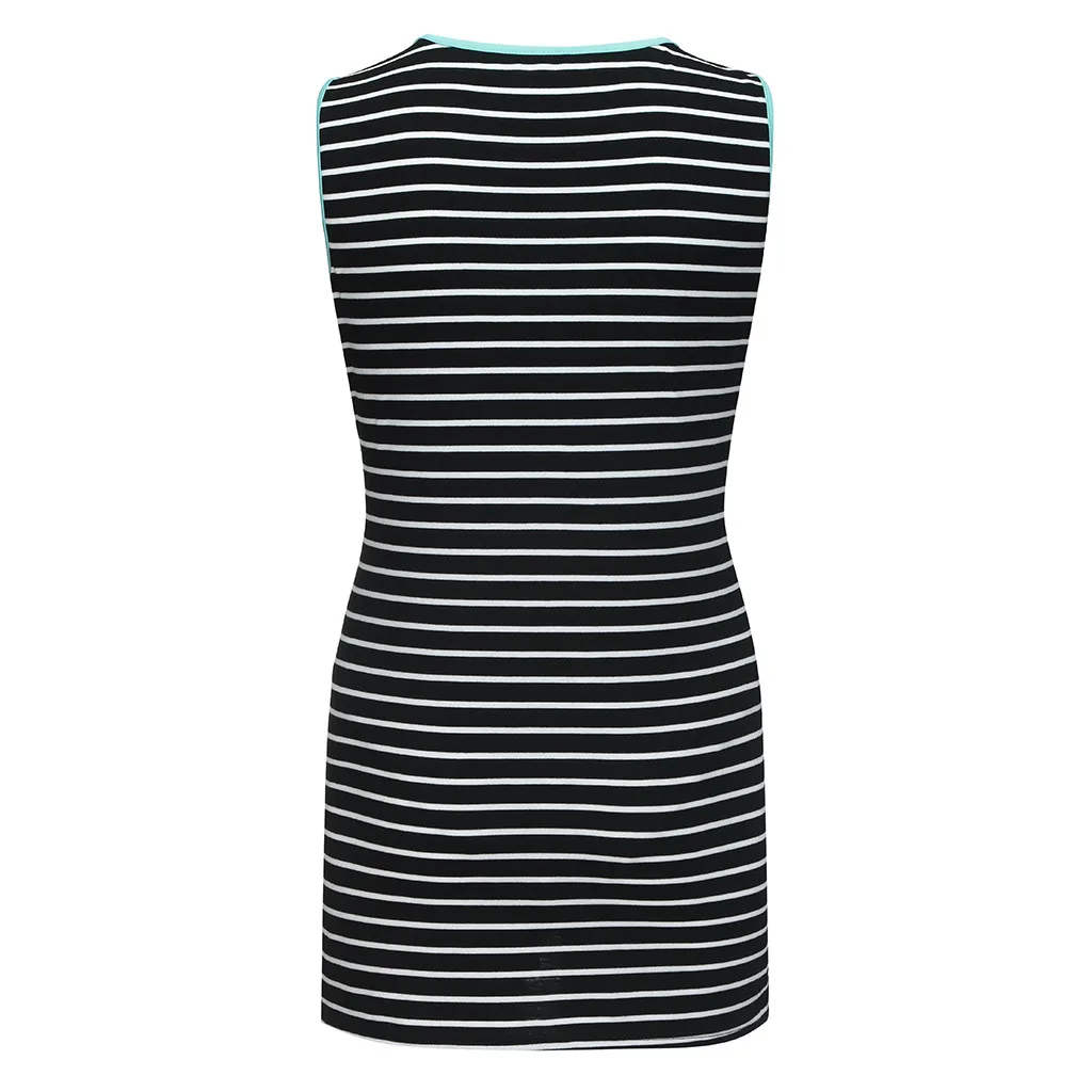 

Summer New Fashion Women Sleeveless Pregnant Straps Maternity T-shirt Blouse Stripe Vest Tops Wholesale Free Ship Z4