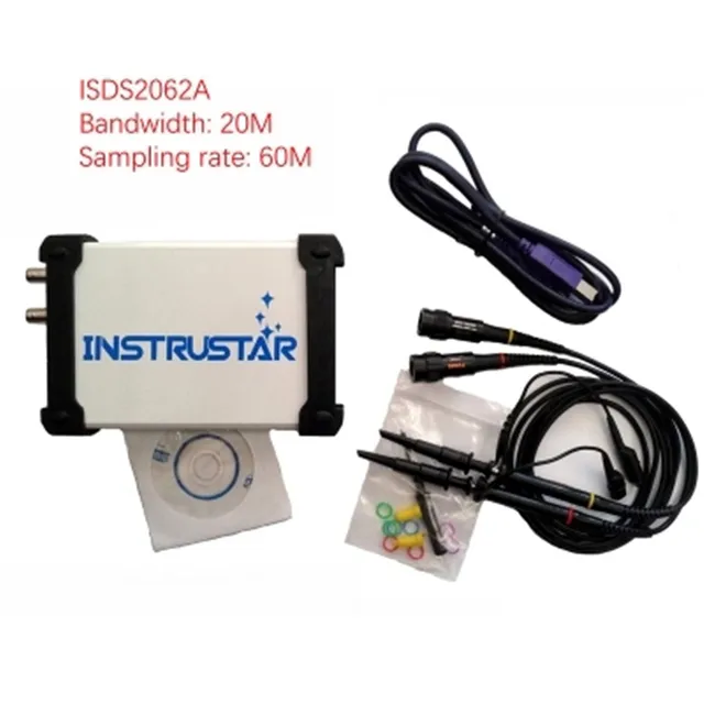 Best Price High precision 2 IN 1 PC USB virtual Digital oscilloscope+Spectrum Analyze 60M 200MS/s Best Price High precision 2 IN 1 PC USB virtual Digital oscilloscope+Spectrum Analyze 60M 200MS/s