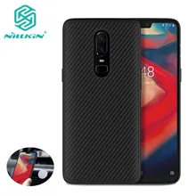 Для Oneplus 6 Nillkin синтетические волокна сотовый Чехол для телефона для мобильного телефона Oneplus 6 жесткого углеродного волокна ПК Пластик задня...