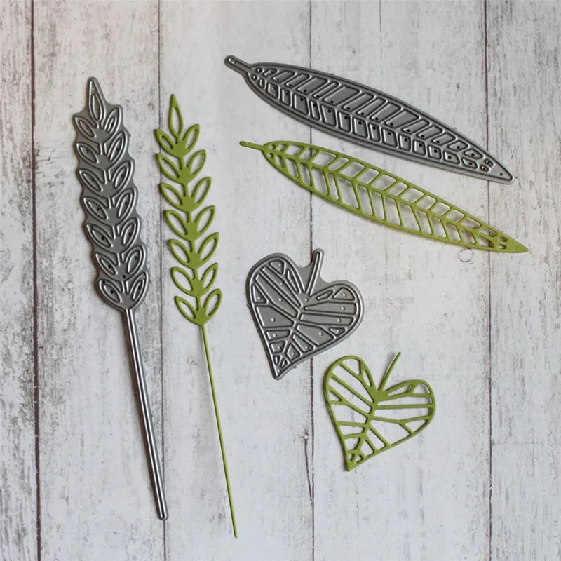 

DiyArts Leaf Metal Cutting Dies Scrapbooking Leaves Autumn Harvest Craft Dies Card Making Album Embossing New Dies for 2019