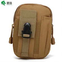 CHENHAO Bolso Al Aire Libre Para Los Hombres Militar Portátil Anti-Desgarro CamouflageTactical Moneda Bolsos del Teléfono Bolsa Impermeable Mochila de Caza Deportiva