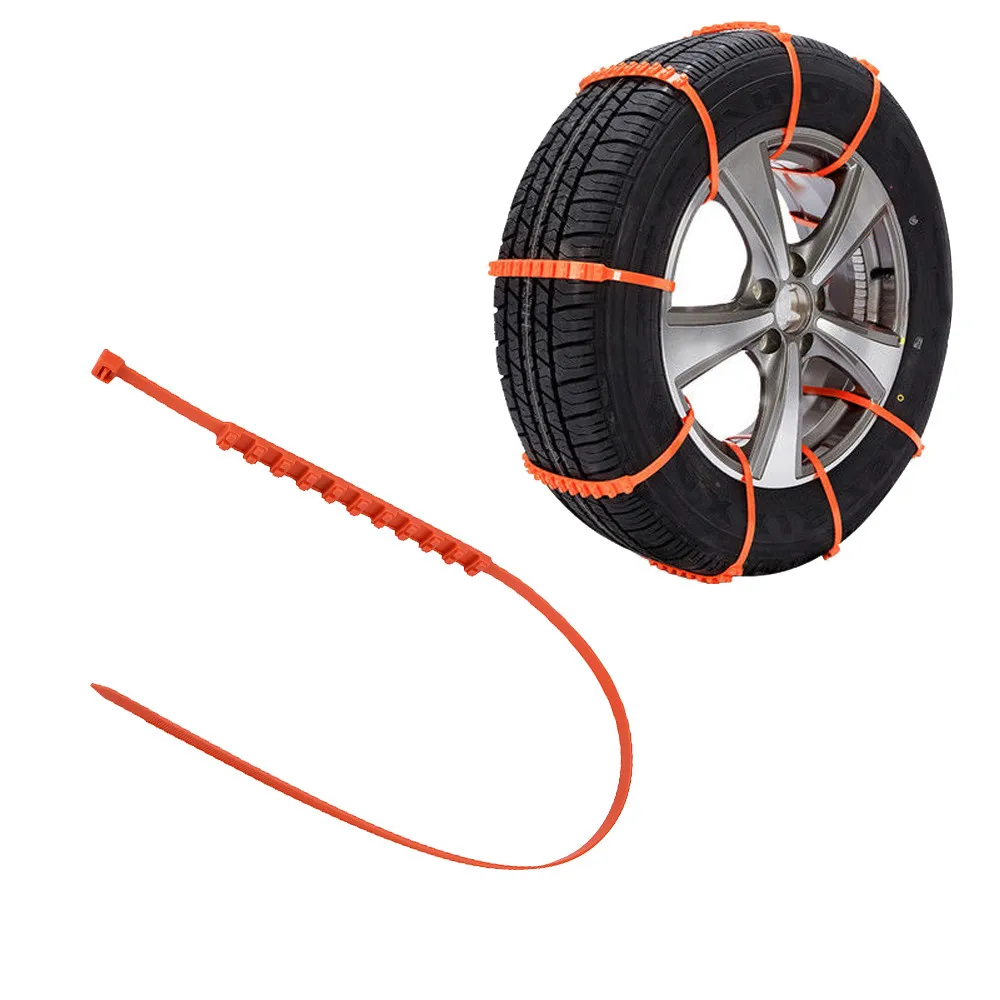 

Tire Chain 1Pcs Winter Anti-skid Chains for Car Snow Mud Wheel Tyre Thickened Tire Tendon tire Chain Car Chain **