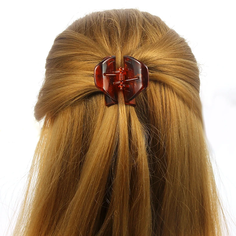 3pcs/lot Fashion Girls Hair Claws Plastic Hair Clip Mini