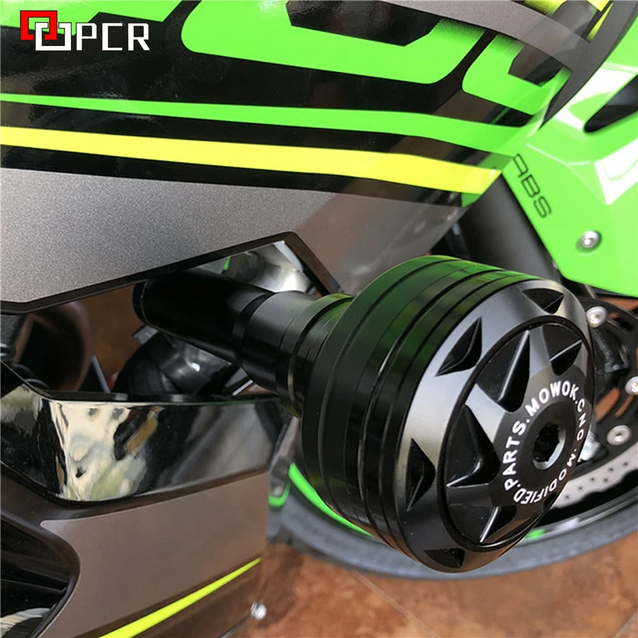 Алюминиевая левая и правая рамка Слайдеры протектор для KAWASAKI NINJA 400 Ninja400 z400 аксессуары для мотоциклов