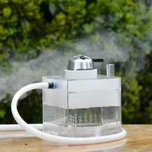 Прозрачный акриловый кальян со светодиодный светильник Sheesha Narguile Chicha Cachimbas трубка для кальяна лучшие вечерние Принадлежности для бара