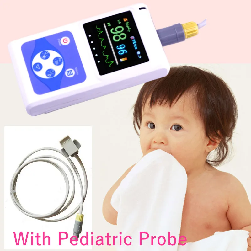 CE FDA Handheld Portable Pulse Oximeter Spo2 Pr Heart Rate Monitor