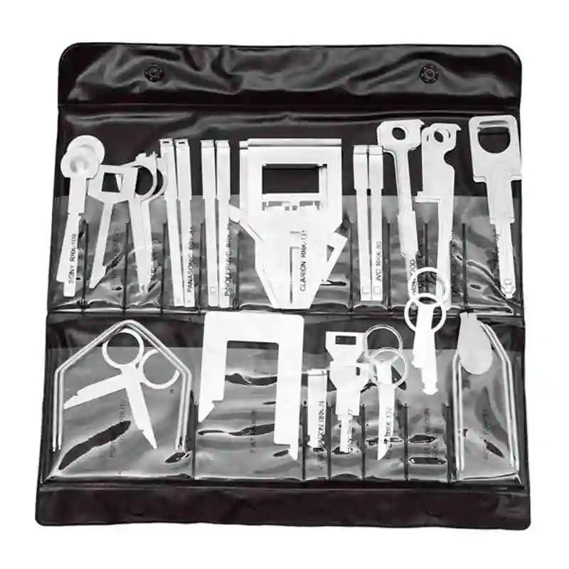 38Pcs Car Stereo Release Removal Keys Set Kit Tool Vehicle CD Radio Head Un A9X6