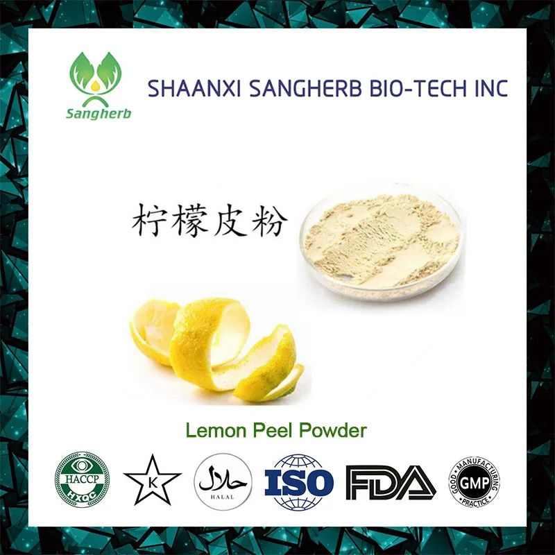 

100% Nature Lemon Peel Powder 500g free shipping