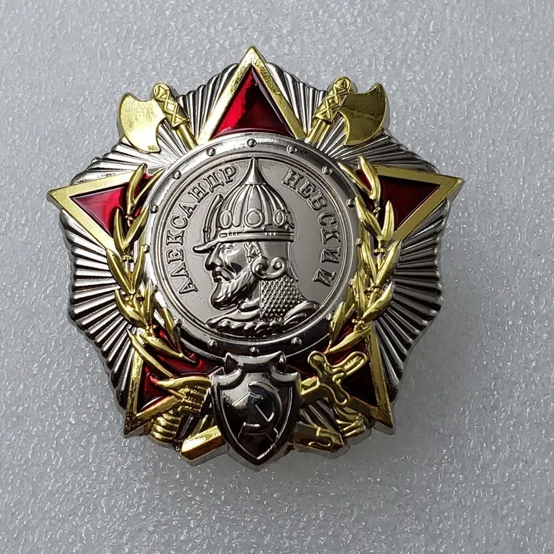 

WW2 USSR CCCP Soviet Alexander Nevsky Medal Badge 32334 Alexander III Commemorative Honor Medal Souvenir