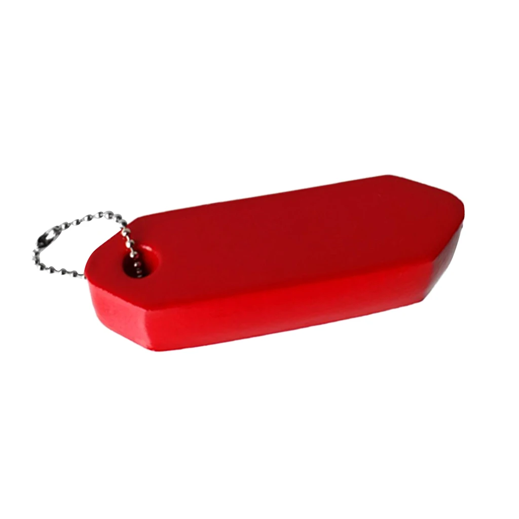 Anti-Lost Floating Foam Keychain Buoyant Key Ring Water Sports Boating Kayaking Fishing Boat Sailing Buoy Key Float (Red)