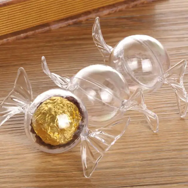 Buy 12pcs/lot Plastic Candy Boxes Lovely Candy Shape