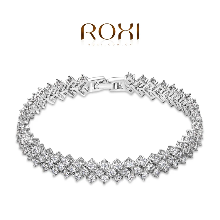 ROXI Fashion Rings gold plated font b trendy b font jewelry wedding gift Austrian crystal fashion