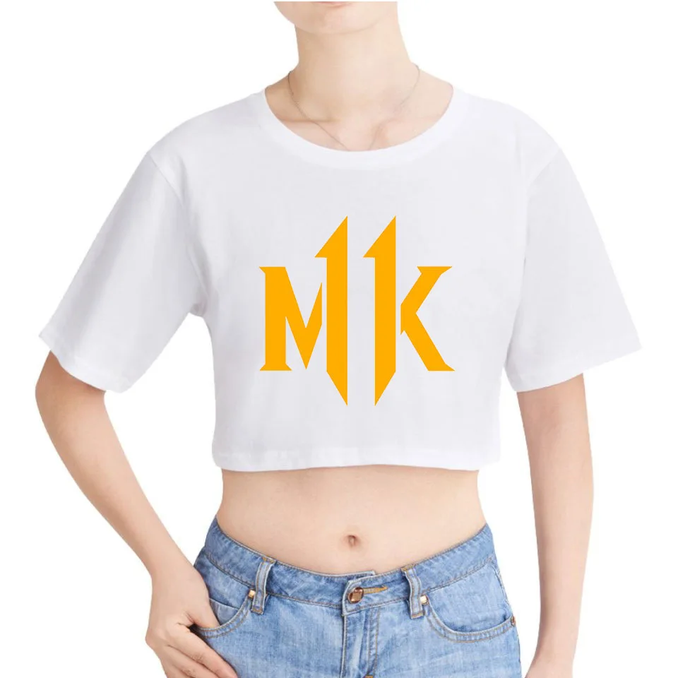 Mortal Kombat 11 игры мультфильм футболка для женщин аниме битва Harajuku уличная Пот хип