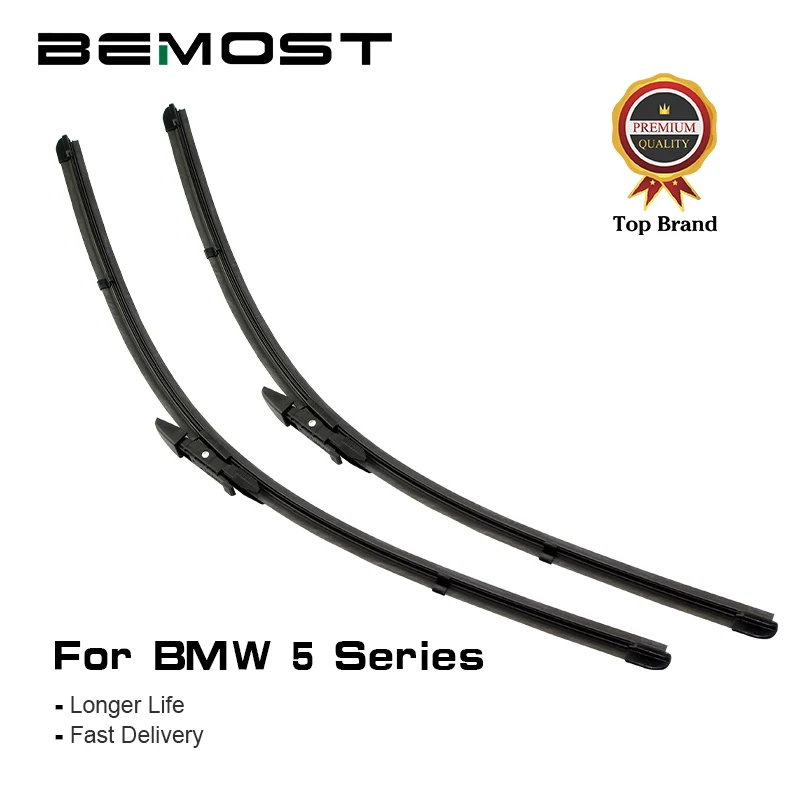 comprar Janela Da Frente Do Carro BEMOST Pára Wiper Blades Para BMW Série 5 E60 E61 F07 F10 F11 2004 A 2016 Pinch Tab Side Pin Styling