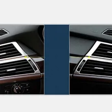 Для BMW X5 E70 внутренний воздуховод передней панели вентиляционное отверстие отделка украшение Подрезка 2 шт. 2008-2013