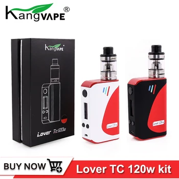 

Authentic Kangvape lover tc 120w kit vapor TC box mod built-in 5000mA battery smod Atomizer 2ml vape Electronic cigarette kit