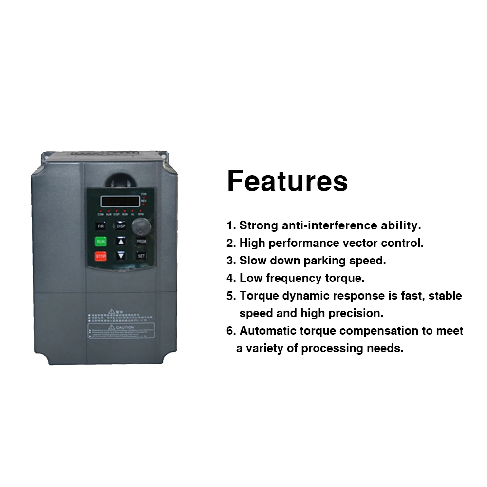 7.5KW 220V преобразователь частоты переменного тока однофазный Вход 3 фазы Выход