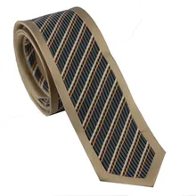 Мужские галстуки бежевая кайма черный оранжевый/серый полосатый модный шейный платок, тонкий галстук 6 см мужские нарядные рубашки Свадебные Gravatas Corbata