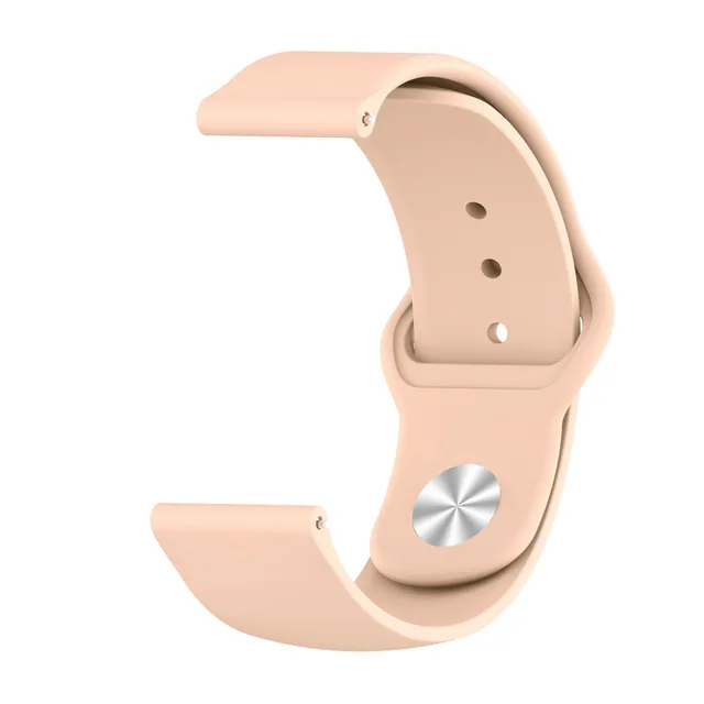 Силиконовый мягкий ремешок для Xiaomi Huami Amazfit Bip BIT Lite Молодежные умные часы браслет на запястье для Amazfit Bip ремешок для часов 20 мм ремешок - Цвет: Soft pink