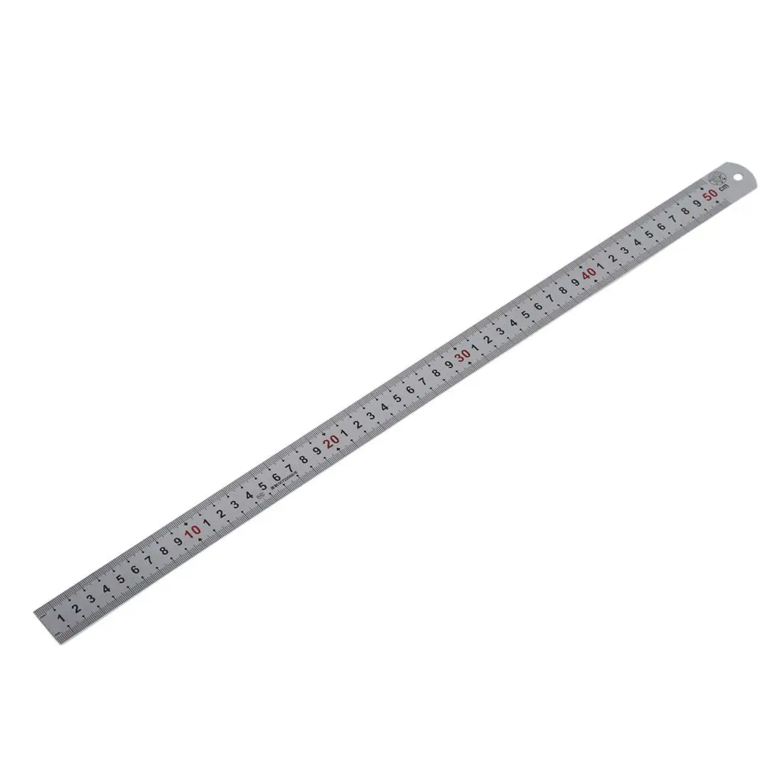 Двусторонняя Весы Нержавеющая сталь прямой инструмент линейка измерительная 50 см