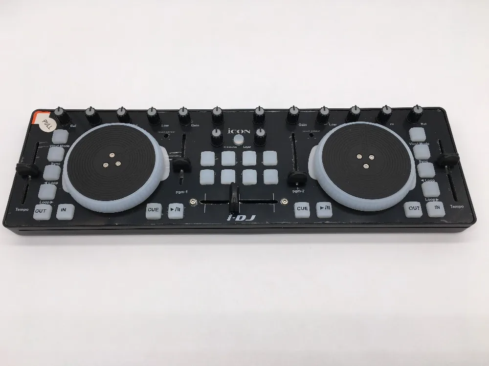 Значок i DJ сенсорный управляемый мини USB MIDI/DJ контроллер, маленький DJ контроллер на основе вертушки парадигмы