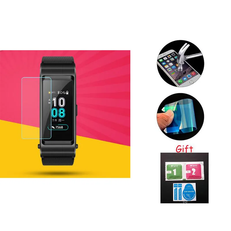 

3XFor Huawei TalkBand B5 Smart Bracelet Wristband Screen Protector Nano TPU Tempered Explosion proof Clear protective film Guard