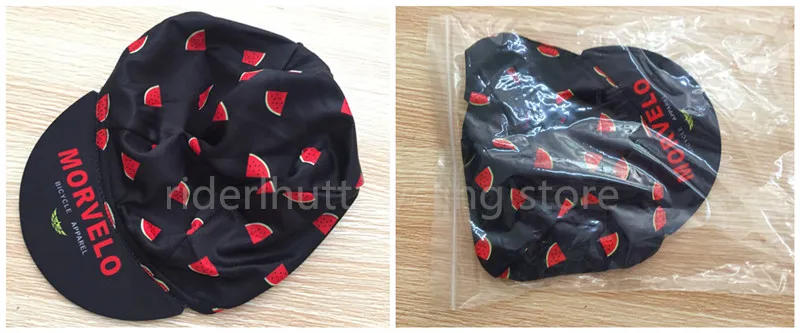 watermelon cycling cap