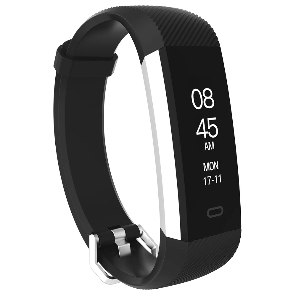 Black FITPOLO H705 смарт-браслет с напоминанием о звонках спортивный спальный беговой мониторинг динамический монитор сердечного ритма спортивный смарт-браслет - Цвет: Black