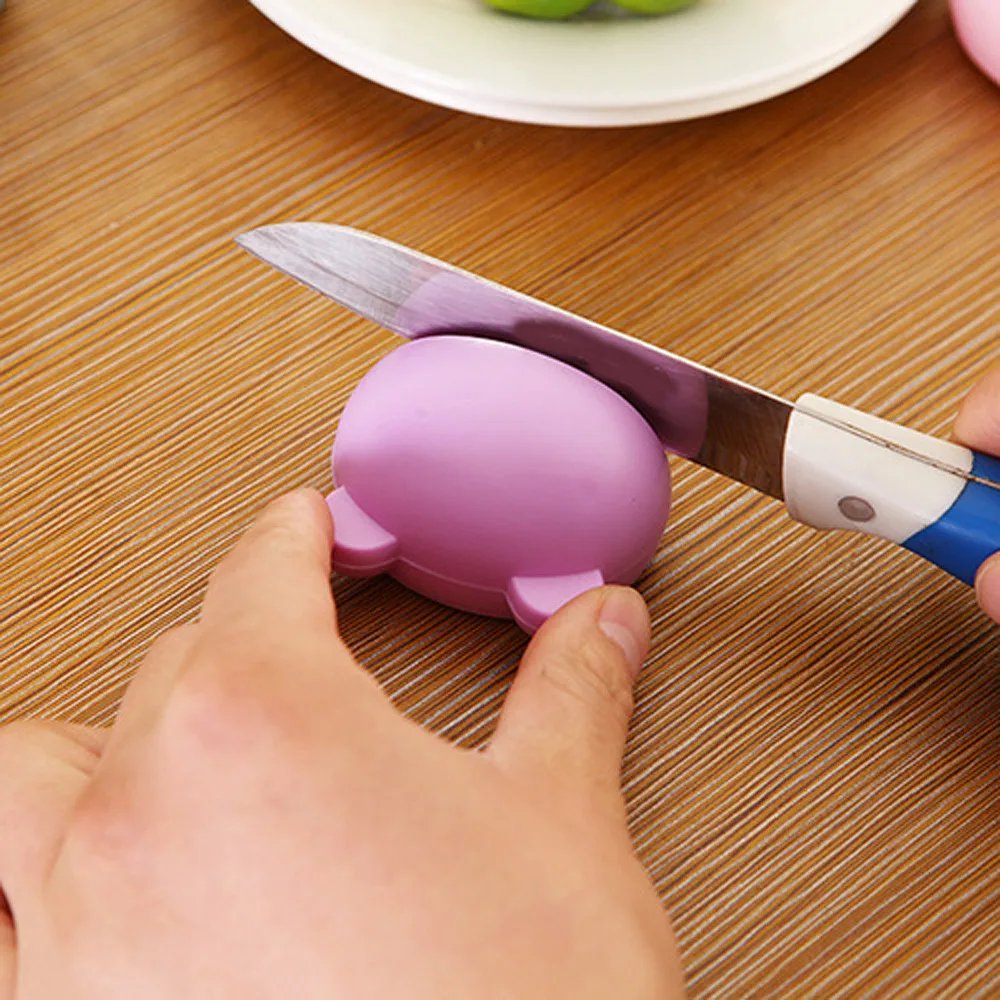 Messerschärfer professionelle Cartoon Mini Küche Werkzeuge Schleifstein Gadgets schere bleistiftspitzer u71110 ES2