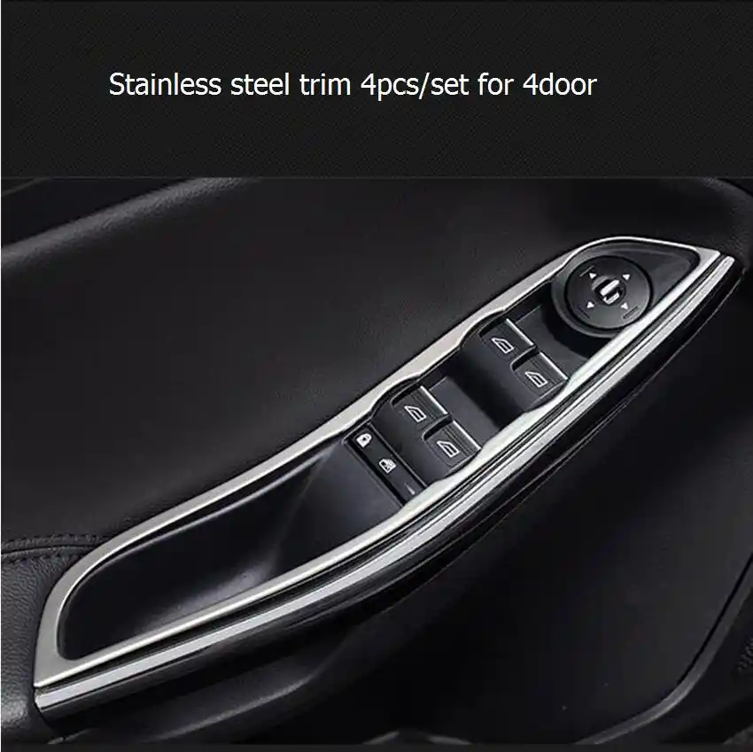 4pcs Set Car Styling Interior Door Armrest Handle Frame