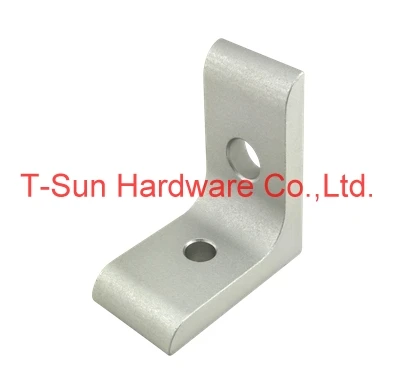 2 Hole Transition Inside Corner Bracket for 2020 Aluminum Profile