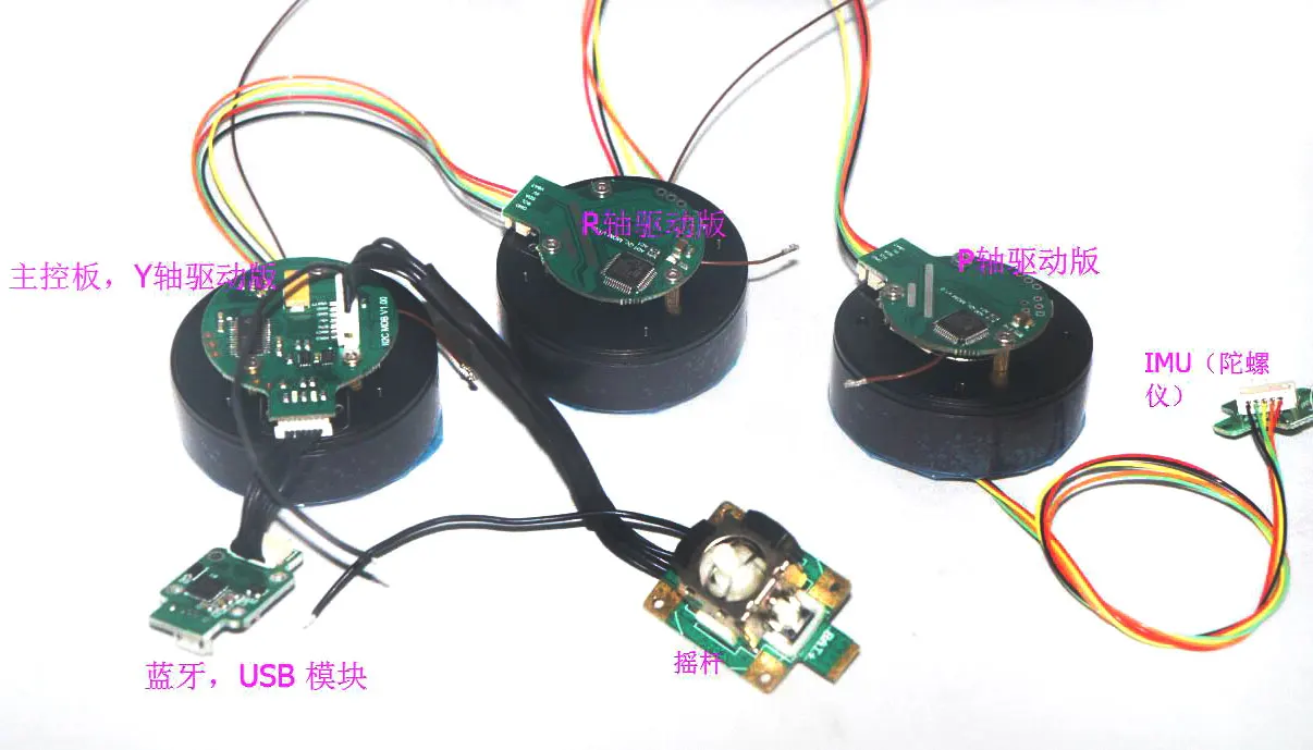 

32-bit BGC for Motor Stabilization Controller of Three-axis Pan-tilt Control Panel Aerial Photography Brushless Pan-tilt
