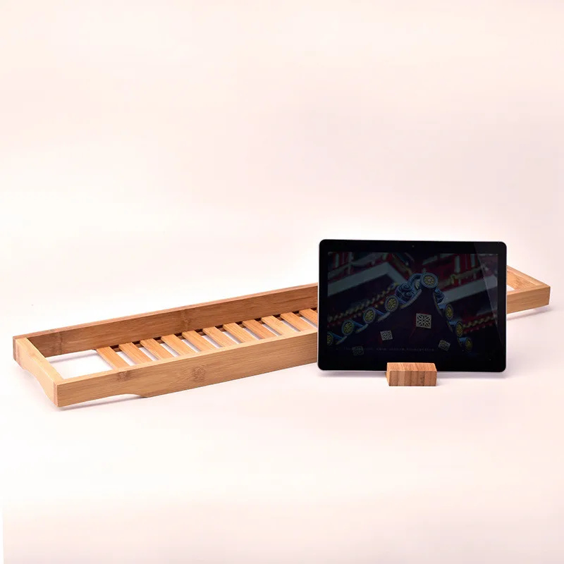 VOGVIGO Bamboo Bathroom SPA Multi-function Bathtub Creative Bathtub Shelf Rack Bathroom Bathtub Large Bathtub Accessories
