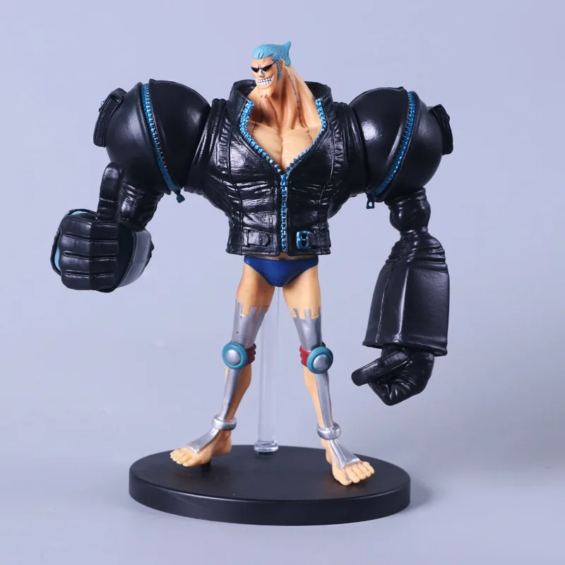 

NEW hot 20cm One Piece black FRANKY Action figure toys doll collection Christmas gift no box