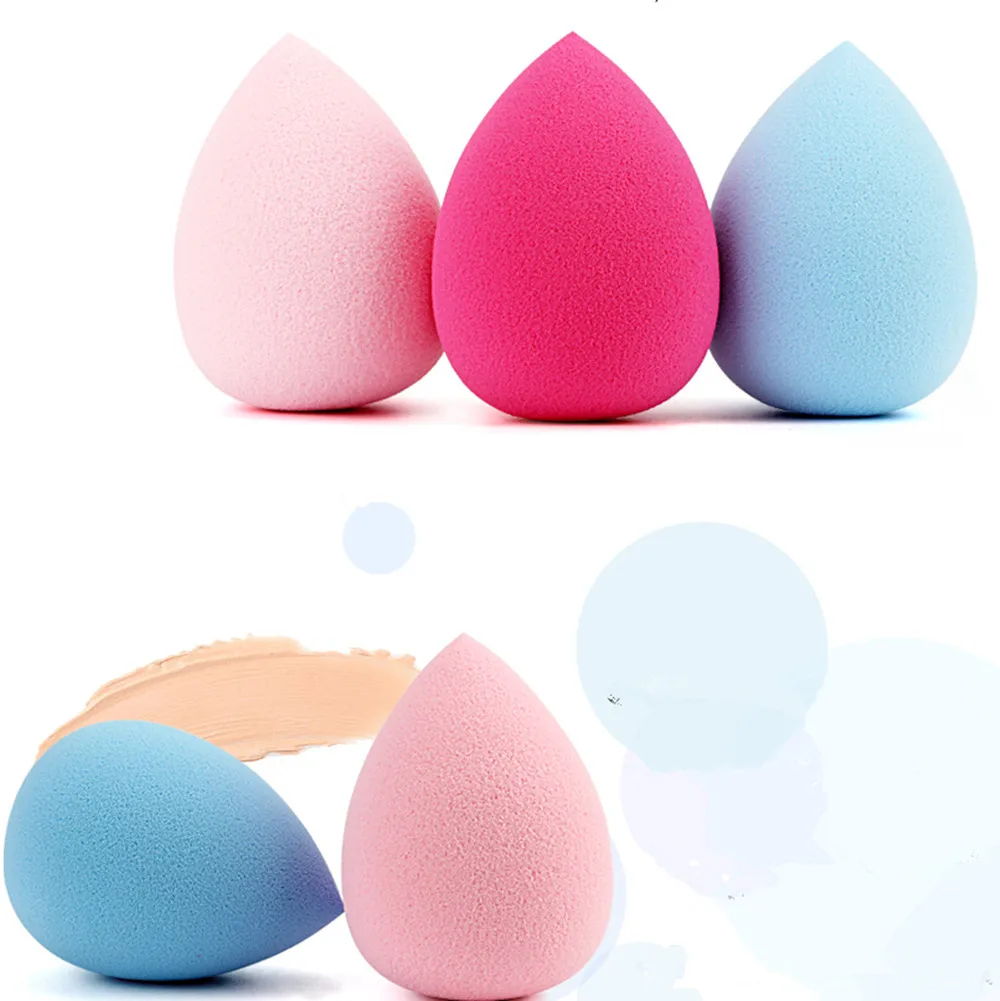 

Cosmetic Puff Egg Makeup Sponge Smooth Women Foundation Powder Beauty Make Up Tool Accessories Water-drop Shape Dry Wet Use