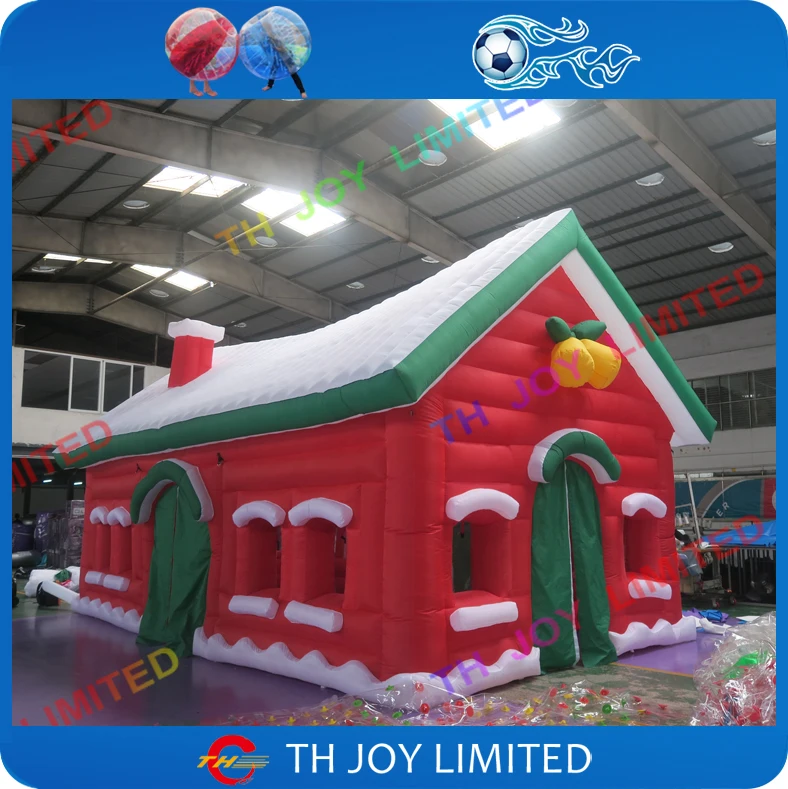 free shipping!8x5m/6x4m giant outdoor inflatable Christmas house
