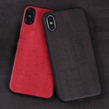 Чехлы для телефонов iPhone X Xs Max чехол под дерево из искусственной кожи мягкий TPU силиконовый чехол для iPhone 6 6 S Plus 7 8 Plus 7 p 8 p чехол