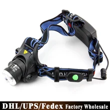 20 шт 1000 люмен CREE XM-L XML T6 светодиодный головной светильник вспышки светильник головная лампа светильник 18650 AC/автомобиль Зарядное устройство