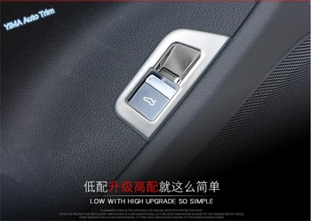 

Lapetus Auto Styling Rear Tail Trunk Tailgate Door Button Switch Frame Cover Trim Matte Style Fit For Audi Q7 2016 2017 2019 ABS