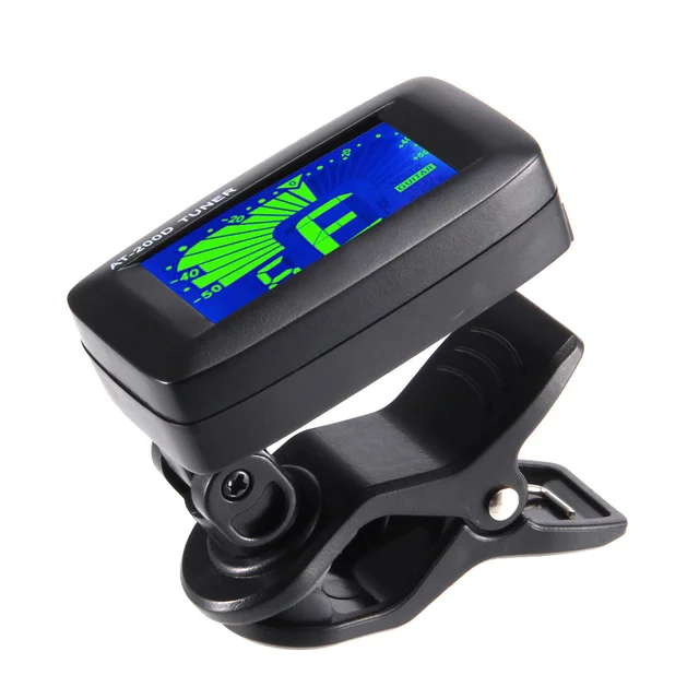 Mini Guitar Tuner LCD Display Backlight 360 Degree Rotating Clip For Bass Violin Ukulele YS-BUY