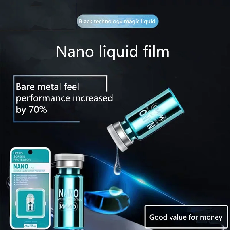 

Universal Nano Liquid Screen Protector NANO Tech 9D 6D 5D 4D 3D Curved Tempered Glass Film For Universal iPhone X Huawei Mate 20