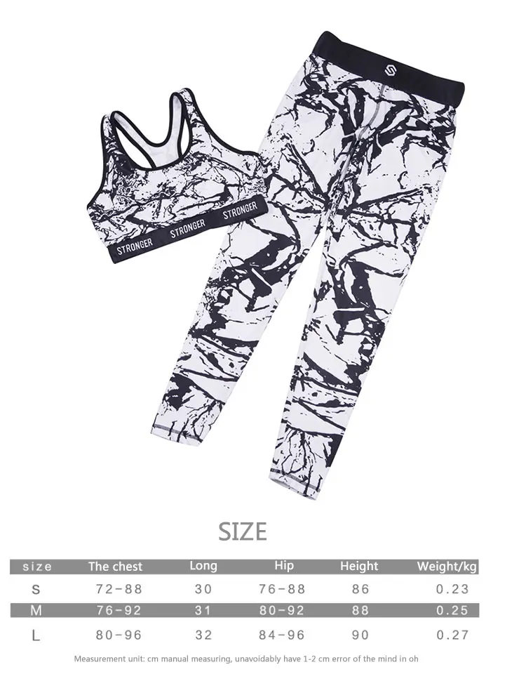 Women yoga set Fitness Suit Floral Printed Yoga Sports Suits Running Sports Clothing Gym Tracksuit