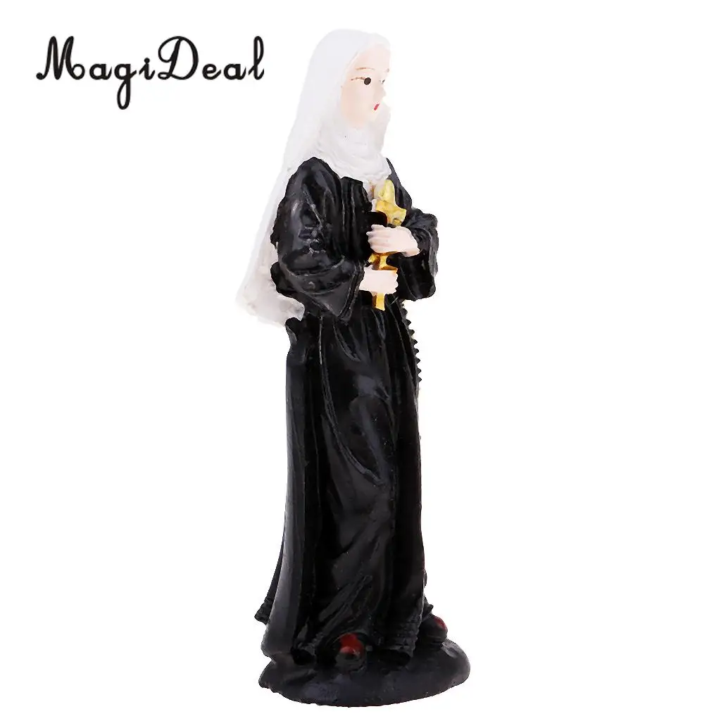 Sand Table Scene Nun Model Figure Women People Layout Landscape Scenery for Diorama Accessory