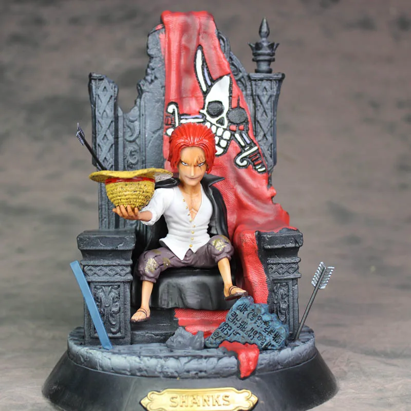 С рисунком из аниме 1/8th весы Одна деталь поп-один четыре императора сидя Ver. Shanks