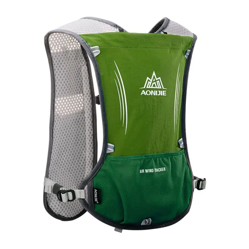 

2018 High Quality Outdoor Sports Backpack Hiking Cycling Lightweight Sport With Bottle Holder Nylon Running Bags Case j2