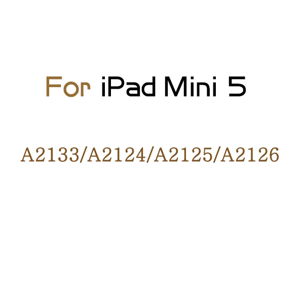 Чехол для Apple iPad Mini 1 2 3 4 5 флип-чехол для iPad Air 1 2 3 A1893 A1954 A1474 A1475 A1476 iPad Pro 9,7 10,5 11 Smart Cover - Цвет: For iPad Mini 5